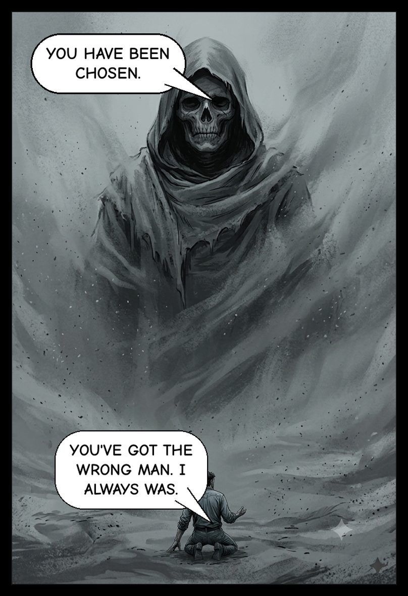 Death offers the chain